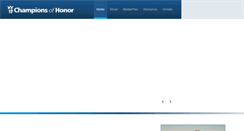 Desktop Screenshot of championsofhonor.com
